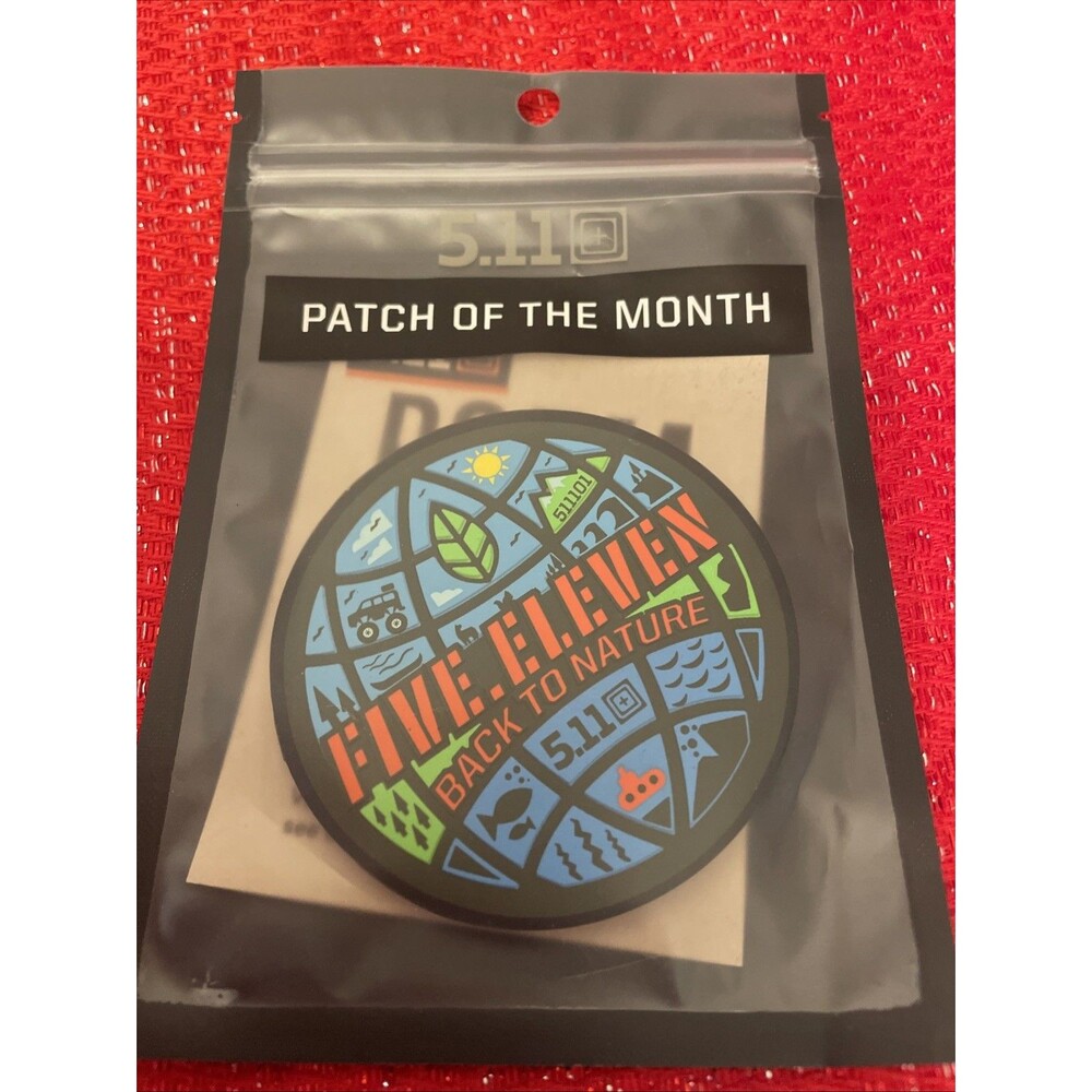 5.11 Tactical Patch Of The Month back to nature